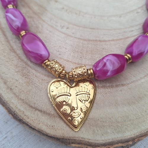 Collier héritage – cœur sacré