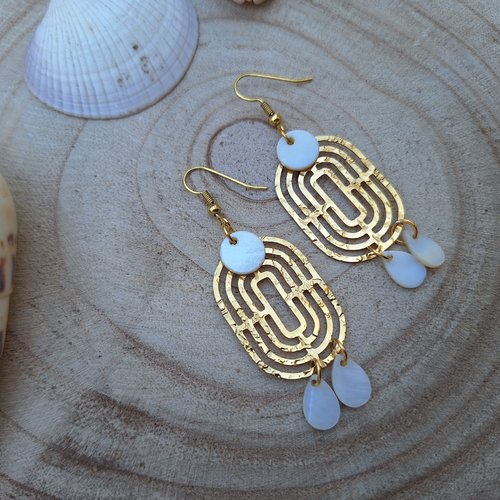 Boucles d'oreilles escales douceur