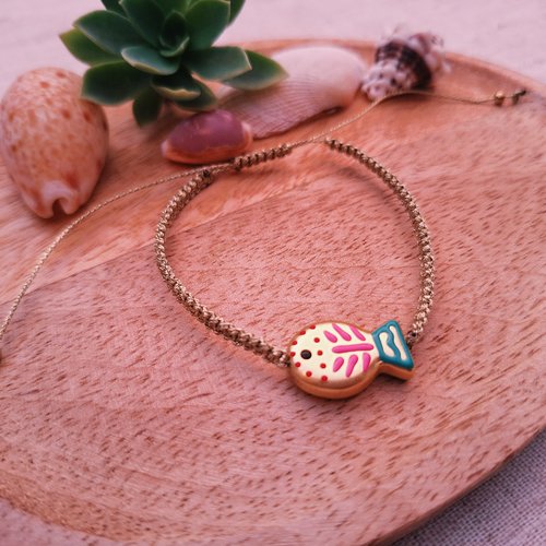 Bracelet macramé « petit poisson »