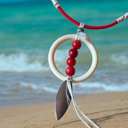Collier ras du cou " surf des îles" diverso free style bijoux