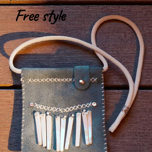 Porte monnaie avec nacre