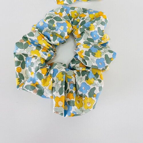 Chouchou, scrunchie en coton attache les cheveux, accessoires poignet liberty