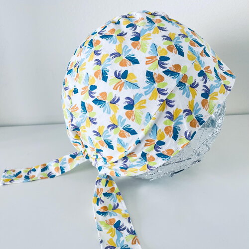 Calot de bloc plumes multicolore