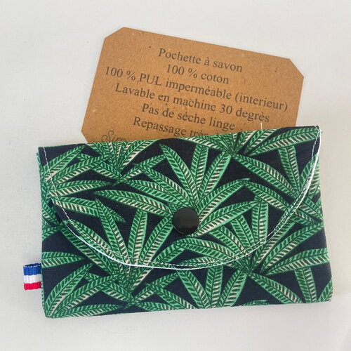 Pochette à savon ou shampooing solide jamaïque