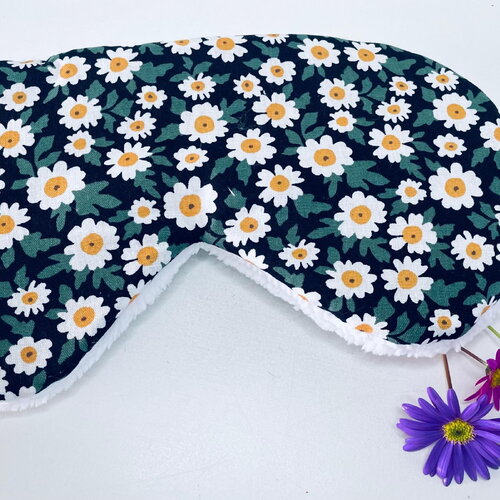 Masque de nuit, masque de voyage, masque repos marguerites