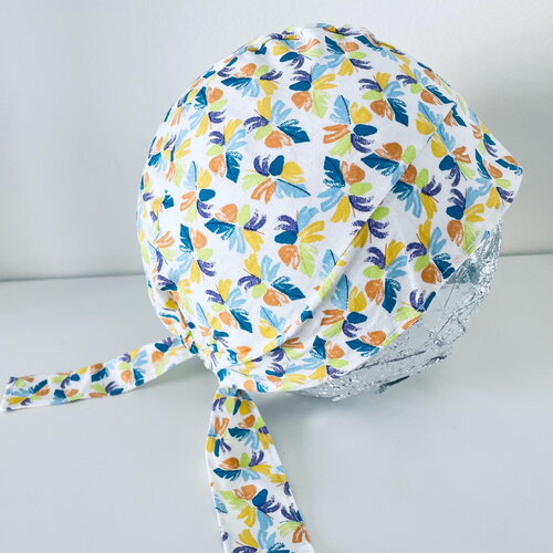 Calot de bloc plumes multicolore