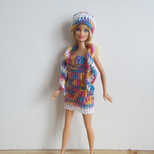 Ensemble " cyrielle " pour poupée barbie