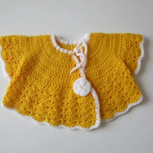 Brassière  jaune, pour bébé