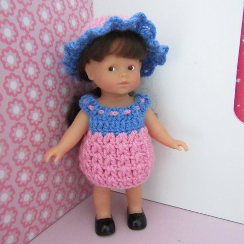Ensemble " isabelle " pour poupée mini corolline