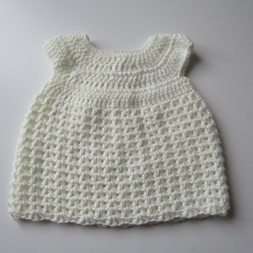 Robe bébé naissance laine naturelle cachemire
