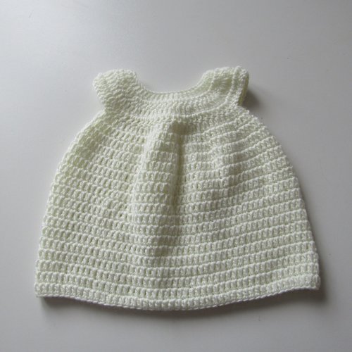 Robe bébé laine naturelle cachemire