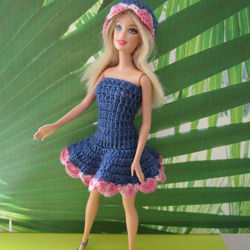 Ensemble carie au crochet pour poupée barbie