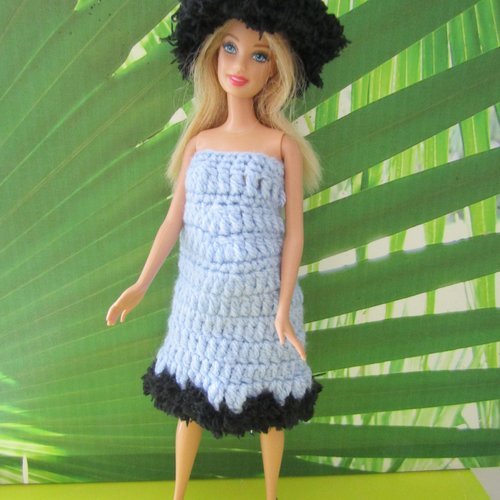 Ensemble mélie au crochet pour poupée barbie