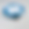 2m de ruban de satin brillant bleu 6mm -fdp réduit