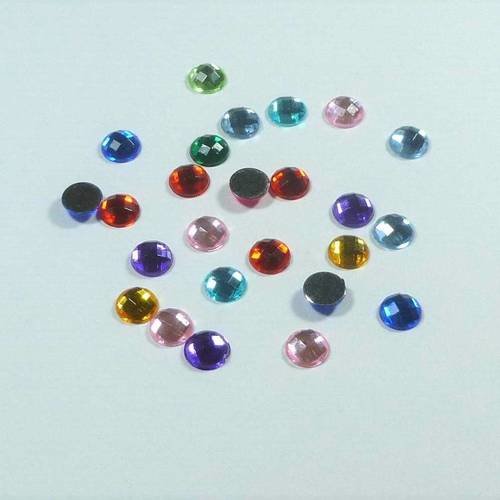 10 cabochons ronds 8mm