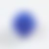 Perle shamballa 15,5x13,5mm bleu