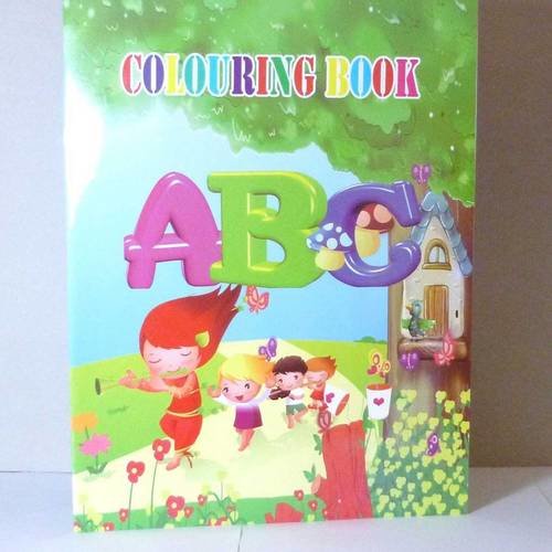 Livre coloriage et stickers, 61 styckers 14 pages de coloriage alphabet