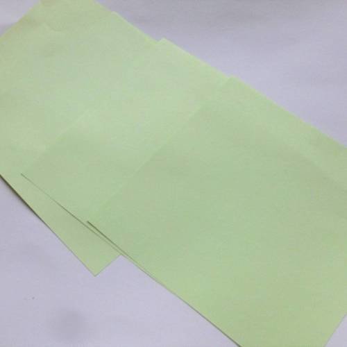 5 feuilles 16x16cm, pour origami, vert clair pastel