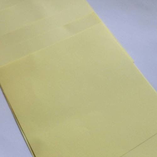 5 feuilles 16x16cm origami couleur jaune vif