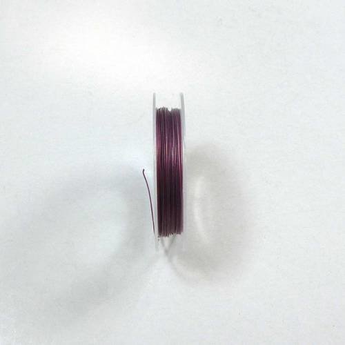 10m de fil câblé 0,38mm violet 