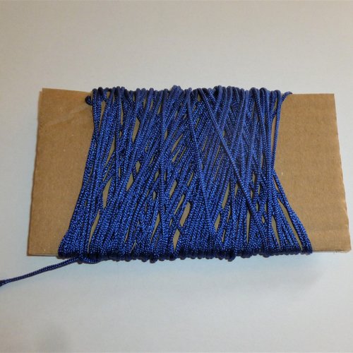 12m de fil  pour tissage bracelet bleu