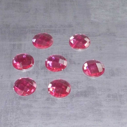 7 cabochons ronds 20mm