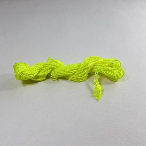 Fil  pour tissage bracelet vert-jaune  12 mètres 