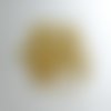 100 anneaux de jonction doré foncé simples  4mm