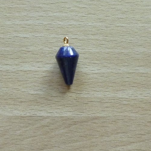 Pendule pendentif en pierre de gemmes 19,5mm