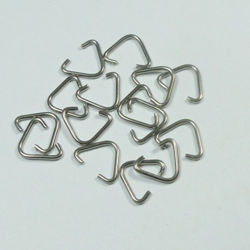 10 anneaux triangulaires acier 13mm