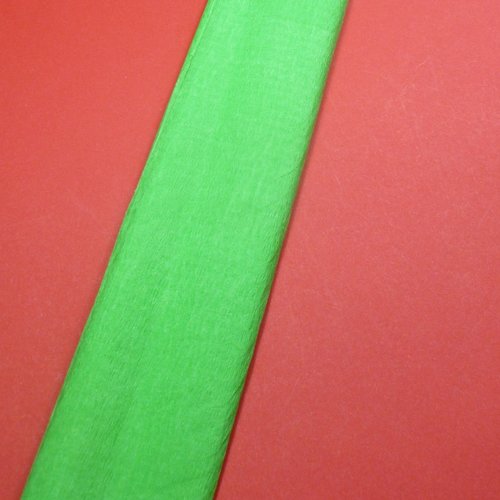 2m papier crépon vert