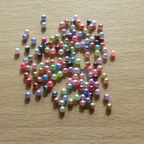 50 perles sans trou 3mm