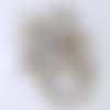 10 fermoirs ruban bronze 15mm