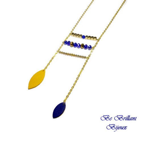 collier femme jaune moutarde collier femme jaune moutarde