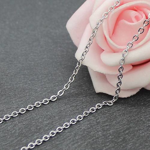 X5 mètres de chaîne en acier inoxydable de 3x2x0.6 mm ch13 