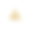 Pendentif celtique, nœud de la trinité, acier inoxydable 304, plaqué or 18k, placage ionique, ac182