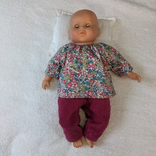 Vêtements habits poupée poupon corolle 42 cm interactif lila chérie