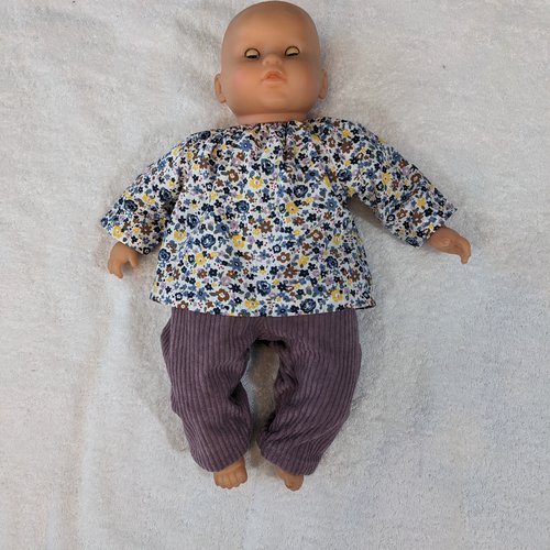 Vêtements habits poupon corolle interactif lila 42 cm