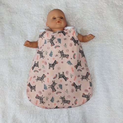 Gigoteuse turbulette sac de couchage poupée poupon corolle 30 cm paola reina 34 babies 28 cm