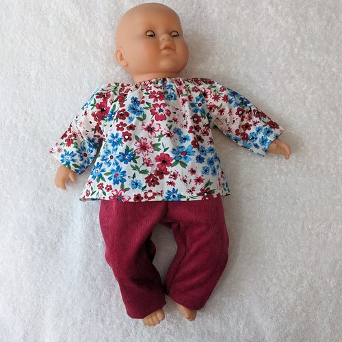 Vêtements habits poupée poupon corolle 42 cm interactif lila chérie