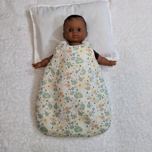 Gigoteuse turbulette poupée poupon petitcollin 25 cm