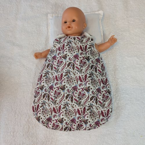 Gigoteuse turbulette sac de couchage poupée grand poupon corolle 36 cm