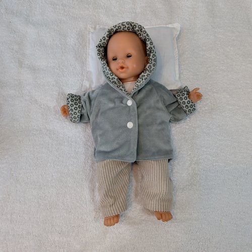 Vêtements habits poupée grand  poupon corolle 36 cm manteau