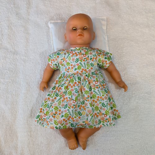 Vêtements habits poupée poupon corolle interactif 42 cm lila chérie lucille robe