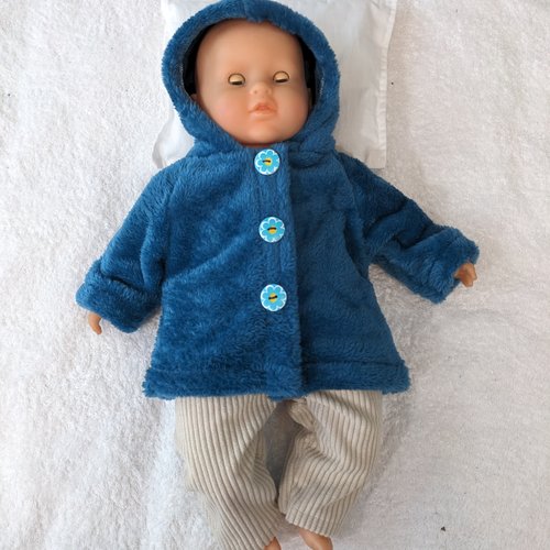 Vêtements habits poupée poupon corolle interactif 42 cm lila chérie lucille manteau