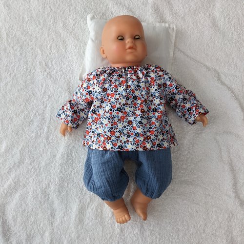 Vêtements habits poupée poupon corolle interactif 42 cm lila chérie lucille