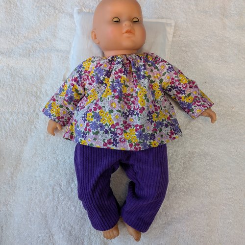 Vêtements habits poupée poupon corolle 42 cm lila chérie lucille interactif