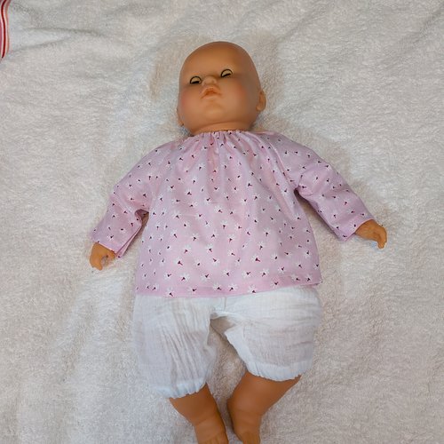 Vêtements habits poupée poupon corolle 42 cm interactif lila chérie lucille