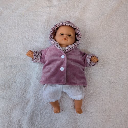Vêtements habits poupée poupon corolle 30 cm manteau