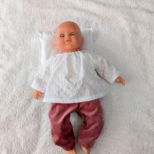 Vêtements habits poupée poupon corolle 42 cm interactif lila chérie